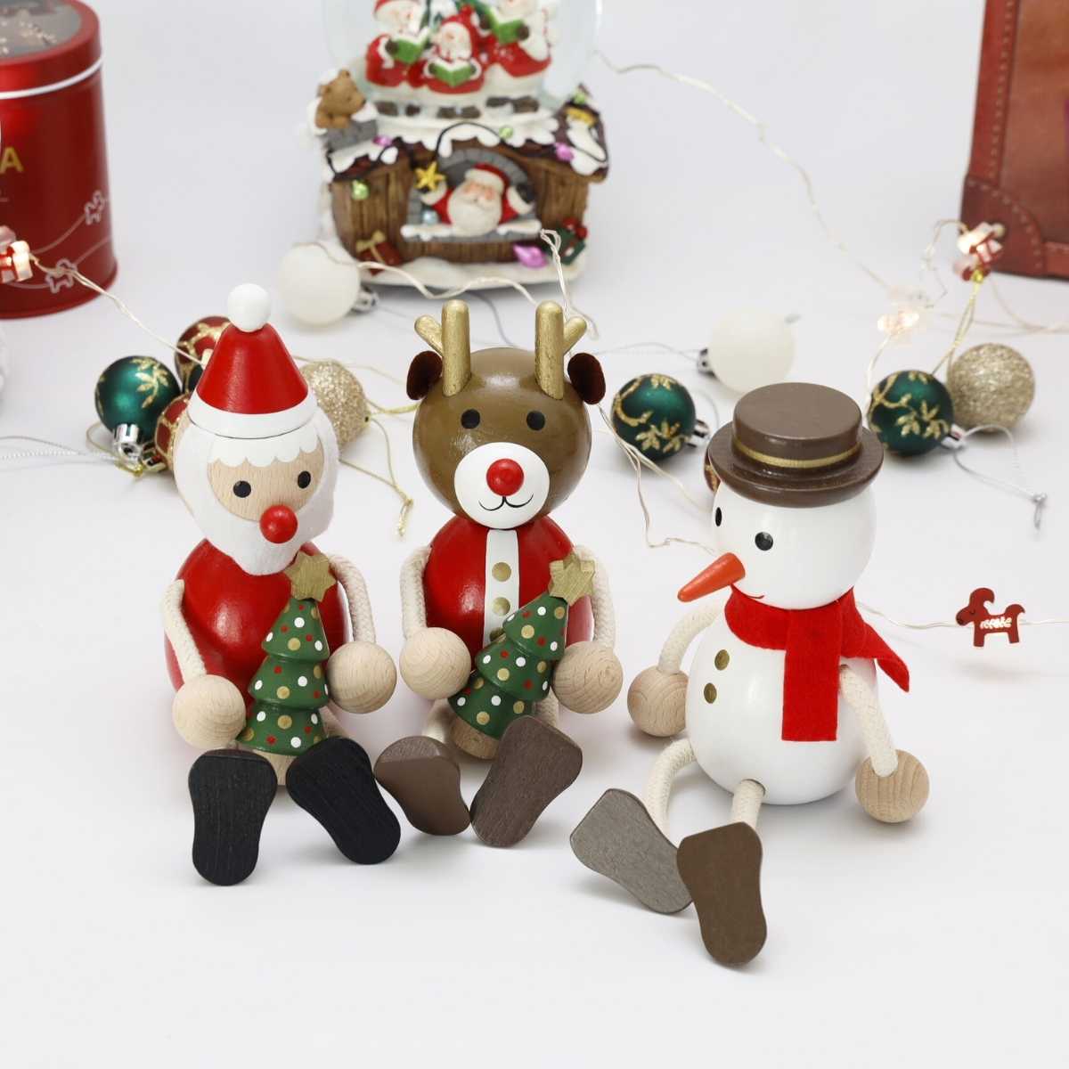 クリスマス 飾り ハラチキ Hracky チェコ産 木の人形 木の人形 ツリー