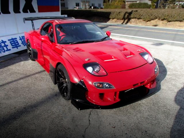 D1GP参戦ボディKIT!RE雨宮D1ワイドボディ仕上げ!FD3S型マツダRX-7の