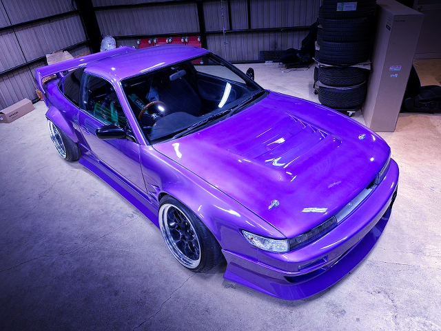 シルエイティ化＆ワイドボディ!満力ウイング!パープルメタリック塗装