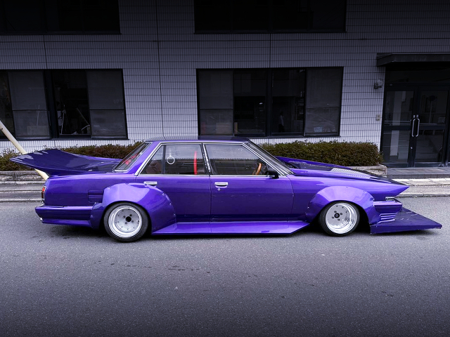 前後ワークス!補強入りデッパ!ラメ入りパープル塗装!街道レーサー仕様