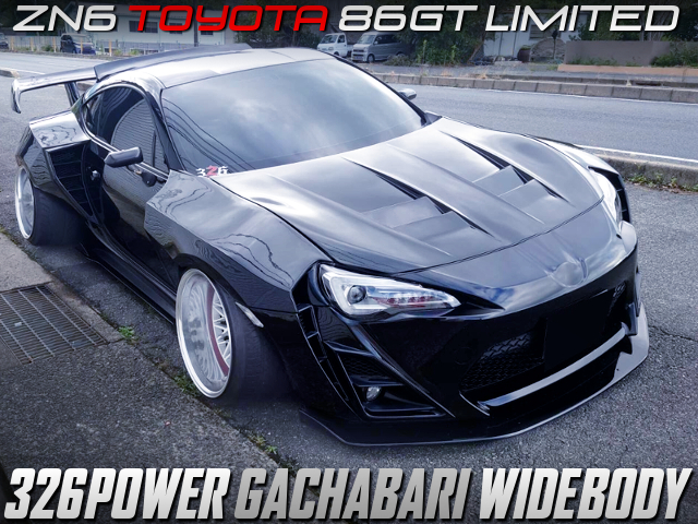 326パワー製ガチャバリワイドボディ!ヤバKINGメッシュ12.5J!6速MT!ZN6