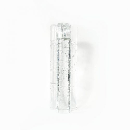 河上恭一郎 瑠璃色糸巻文 切子姫重 ガラス工芸/Kawakami Kyoichiro