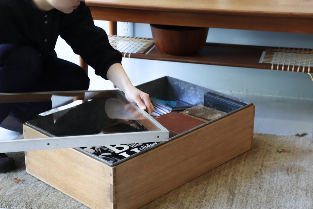 昭和レトロ 木箱 ショーケース ブリキ ボックス 古道具 ヴィンテージ