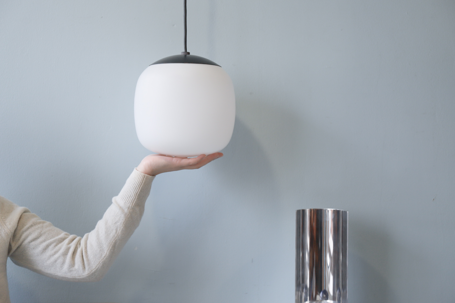 レトロ 擦りガラス ペンダントライト 照明 ジャパニーズモダン