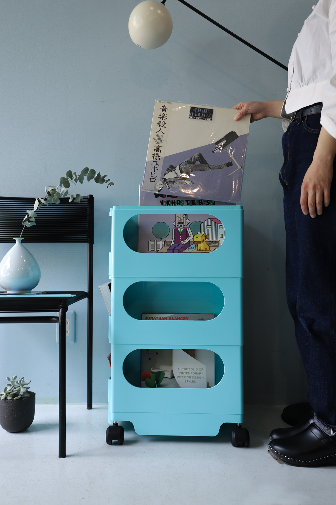 ビーライン ボビーワゴン ジョエ・コロンボ ライトブルー 3段/B-LINE