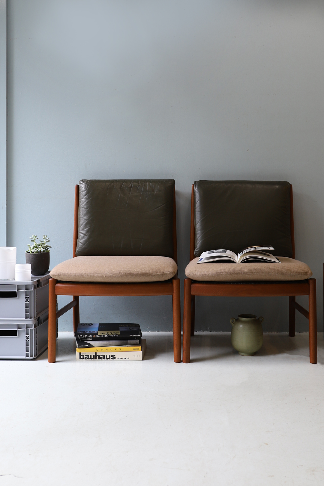 日田工芸 ダイニングチェア アームレス ジャパンヴィンテージ チーク材