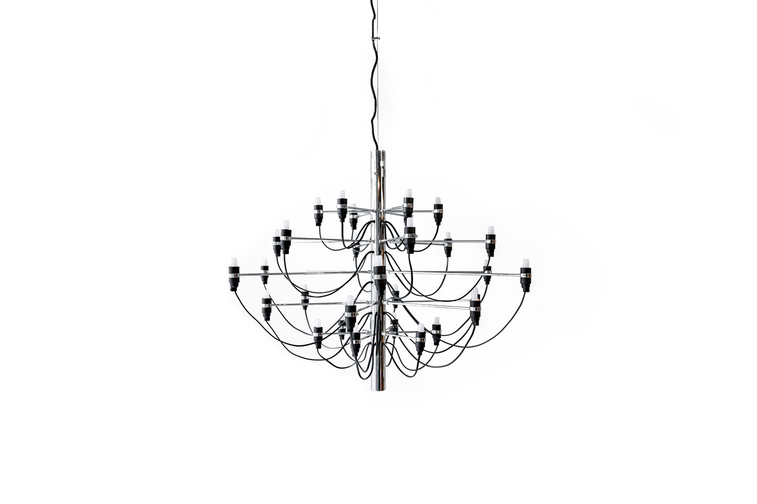 フロス シャンデリア クローム ジノ・サルファッティ 照明 イタリア