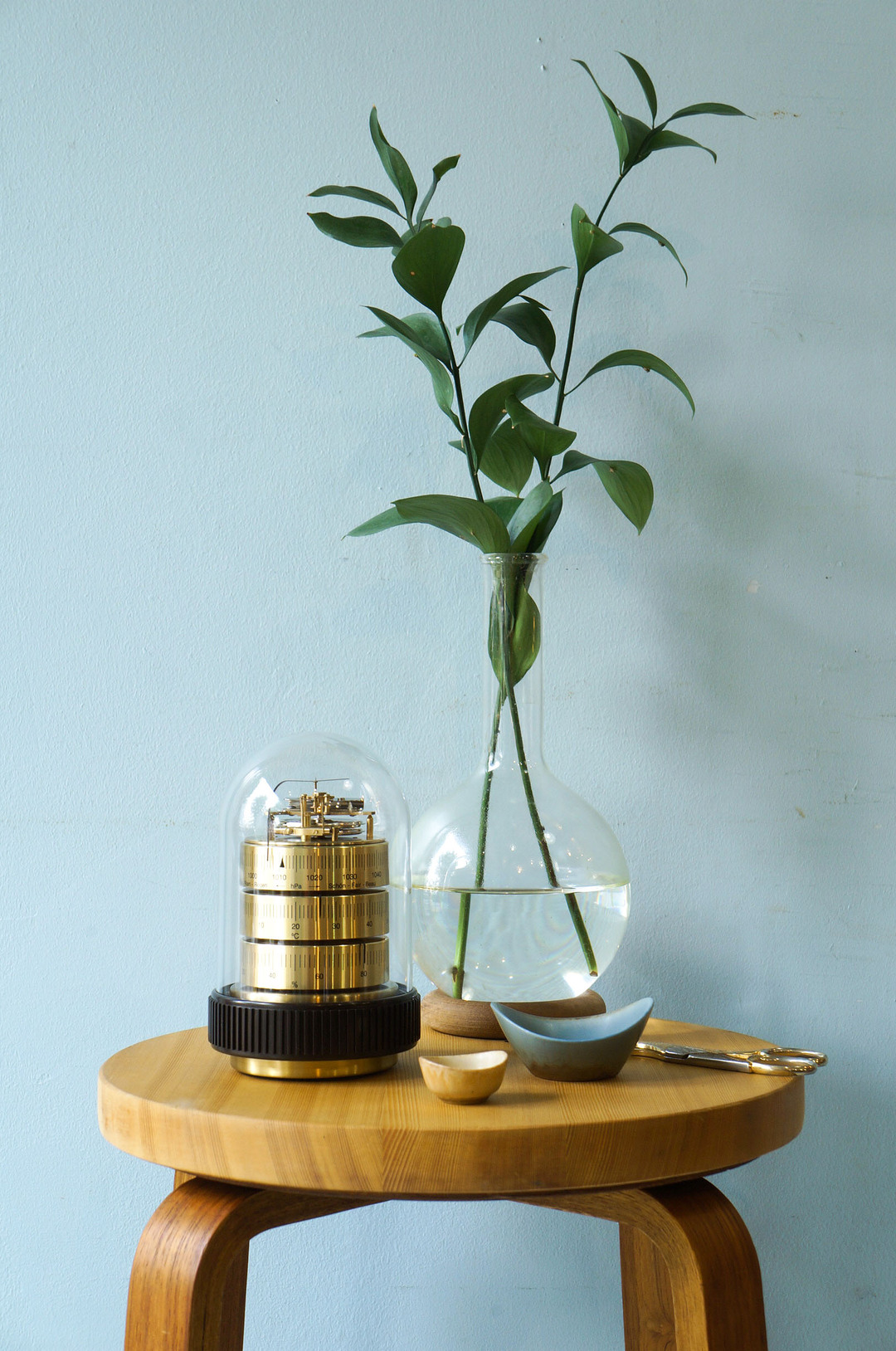 バリゴ 温湿気圧計 3025型 ドイツ製 ゴールド インテリア/BARIGO