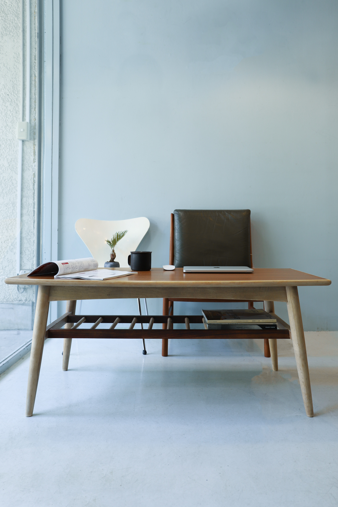 ヴィンテージ コーヒーテーブル センターテーブル チーク材 レトロ