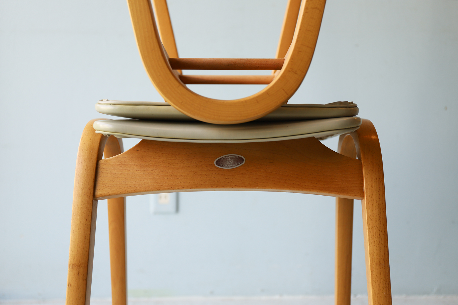 秋田木工 スタッキングスツール 剣持勇デザイン ジャパニーズモダン