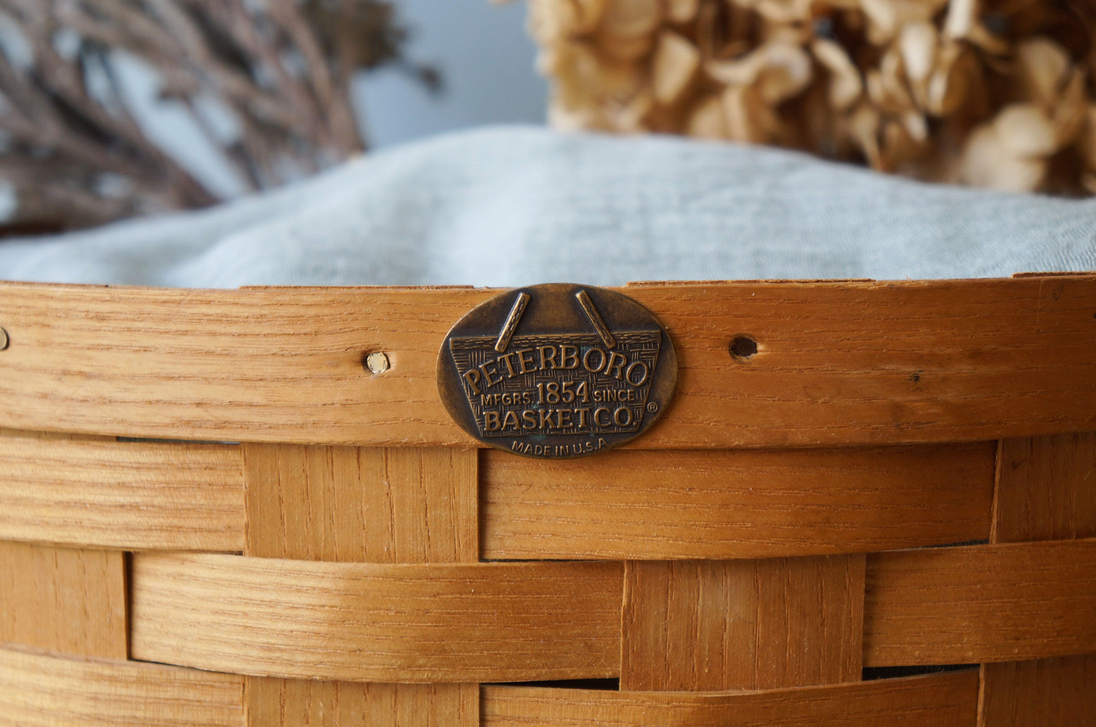 ピーターボロ バスケット アメリカ雑貨 インテリア ナチュラル