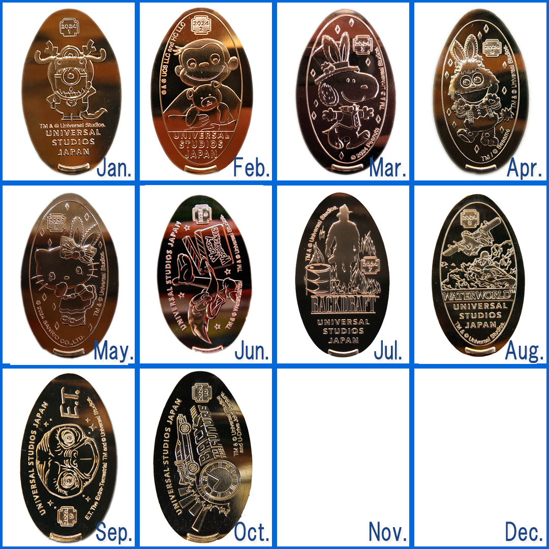 月変わりデザインメダリオン2024年10月のデザインはバック