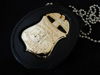 FBI米連邦捜査局レプリカバッジ&バッジクリップSET - USPD GEAR