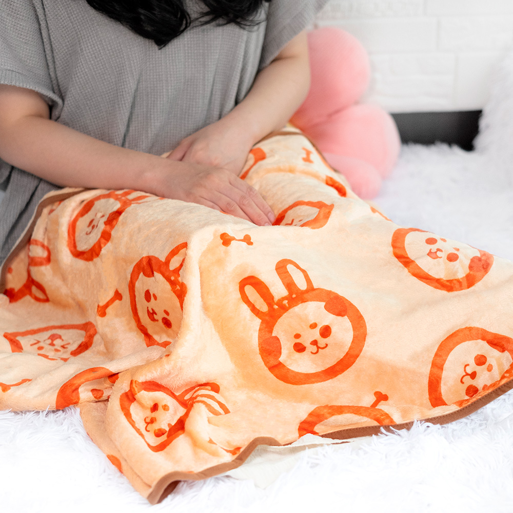 うパくんクッションブランケット（クッション43×40cm／ブランケット70