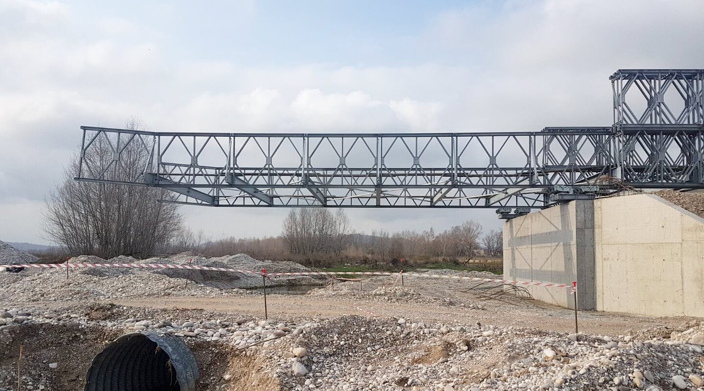 Janson Bridging Panel Bridge - Construction - Jidipi