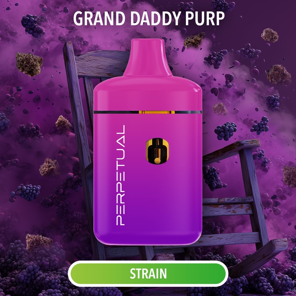 Shop Perpetual - Granddaddy Purple Disposable Vape (1g) | Fine