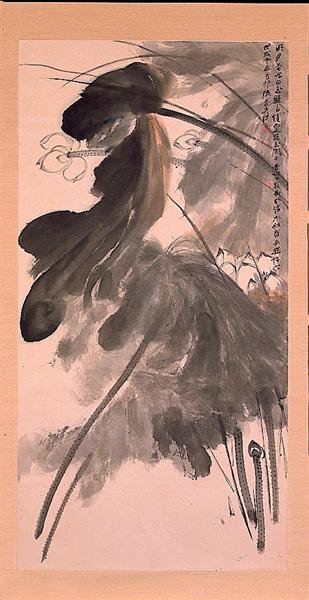 Lotus, 1958 - Chang Dai-chien - WikiArt.org