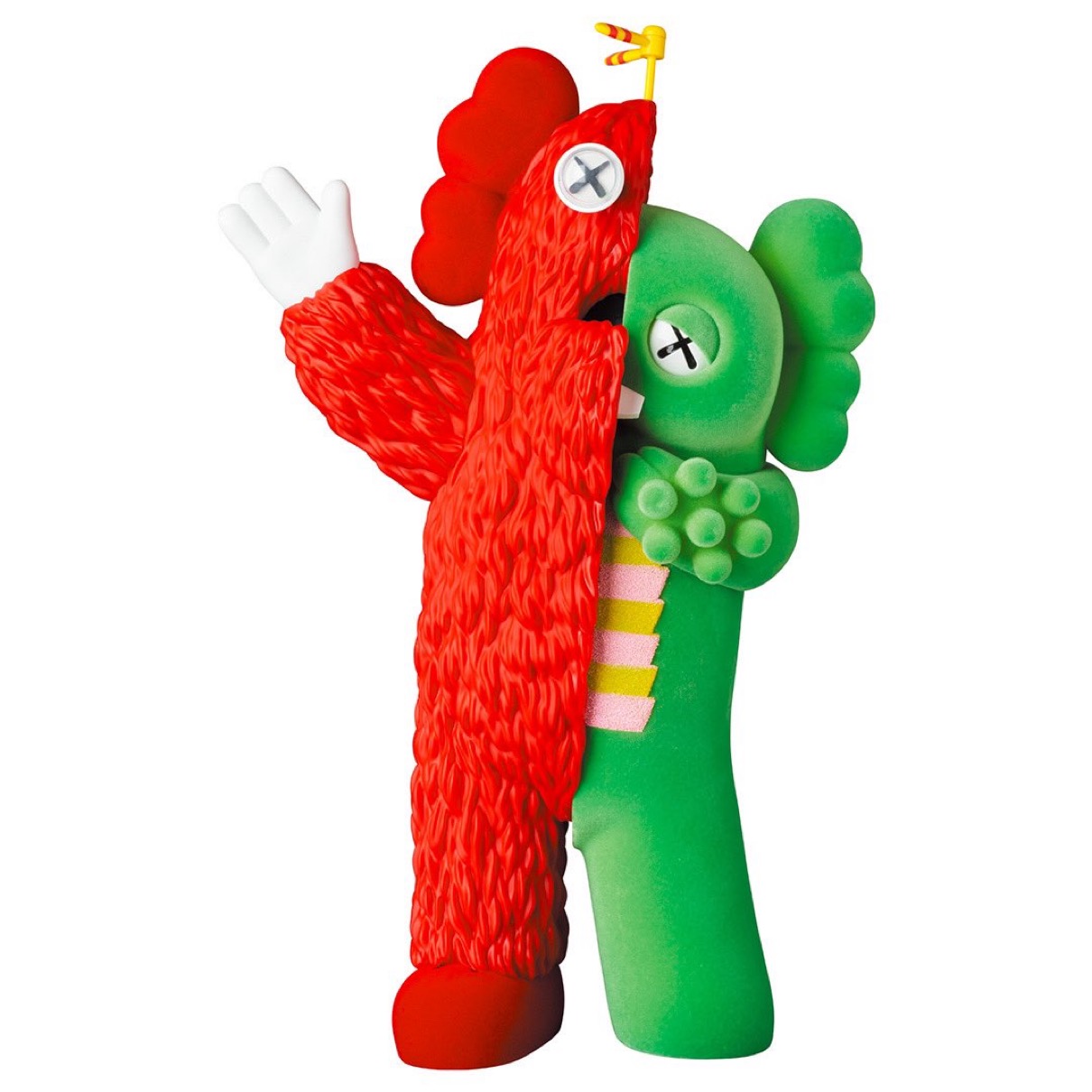 KAWS × ガチャピン＆ムック コラボフィギュア『KACHAMUKKU』が国内10月