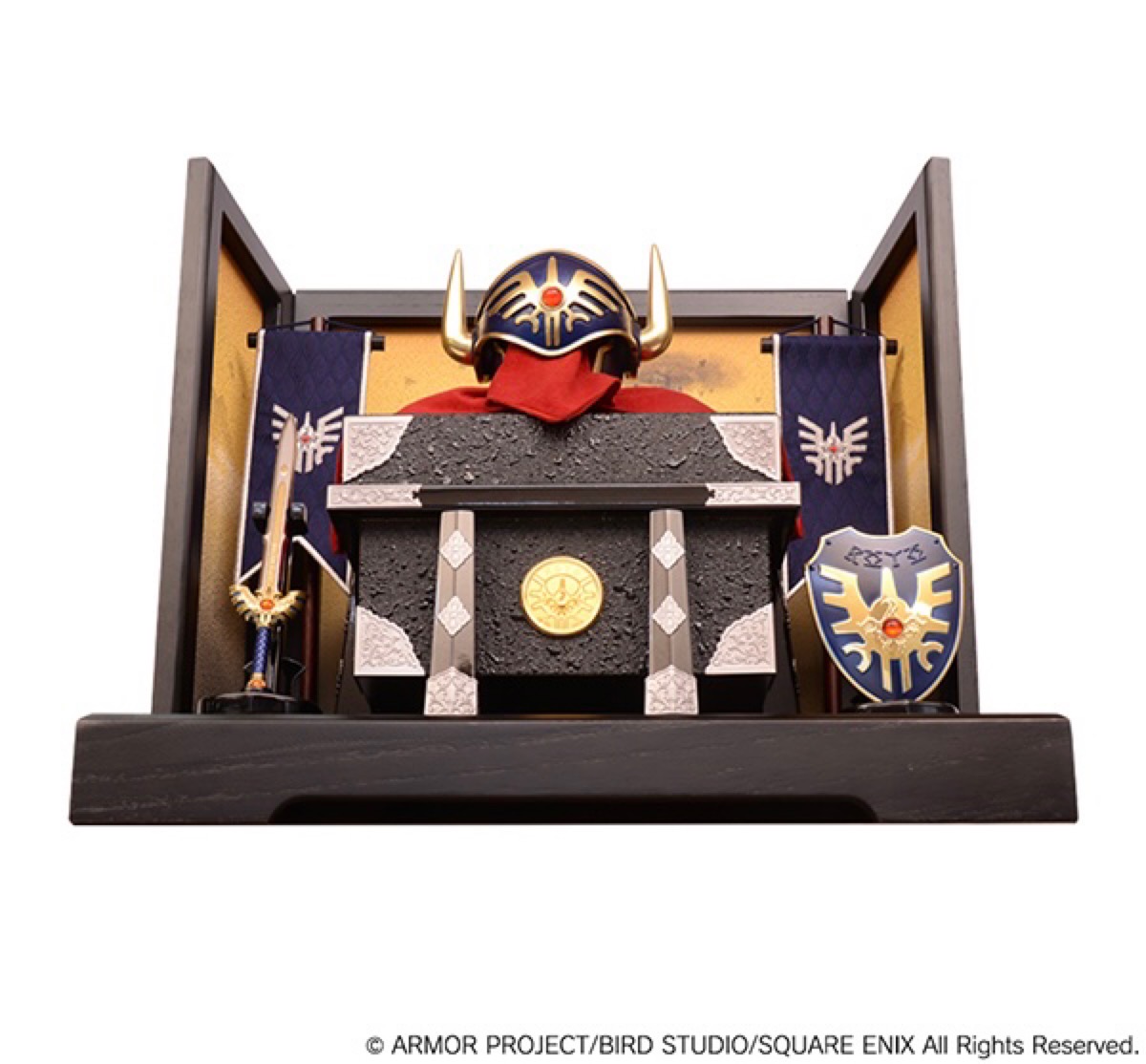 ドラクエ × 吉徳大光 による五月人形『ロトの兜飾り』のオンライン先行