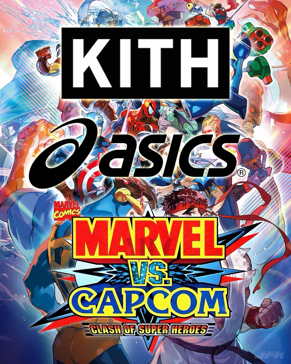 Kith x ASICS for Marvel vs. Capcom コラボスニーカーが国内11月14日