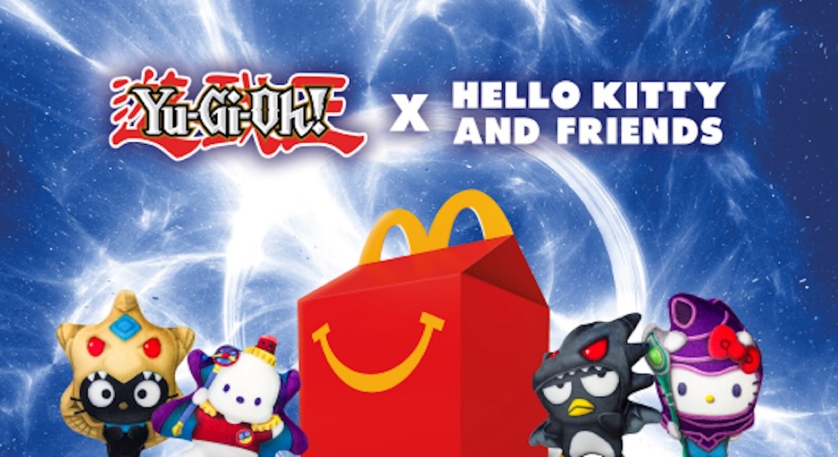 海外McDonaldが遊戯王 x Hello Kitty & Friendsとのコラボハッピー