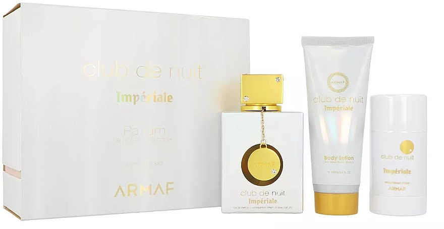 Armaf Club De Nuit White Imperiale - Set (edp/105ml + deo/stick