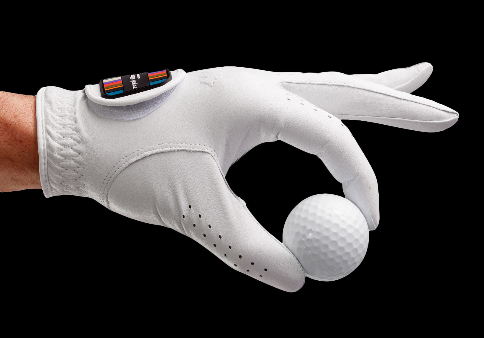 Men's Leather Golf Glove | White Cabretta Leather | Royal Albartross
