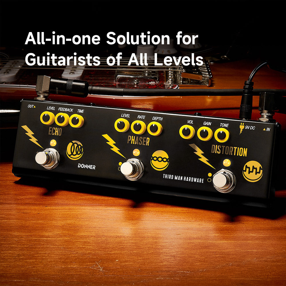 Triple Threat: DONNER X Third Man Hardware 3-in-1 Analog Multi-Effects