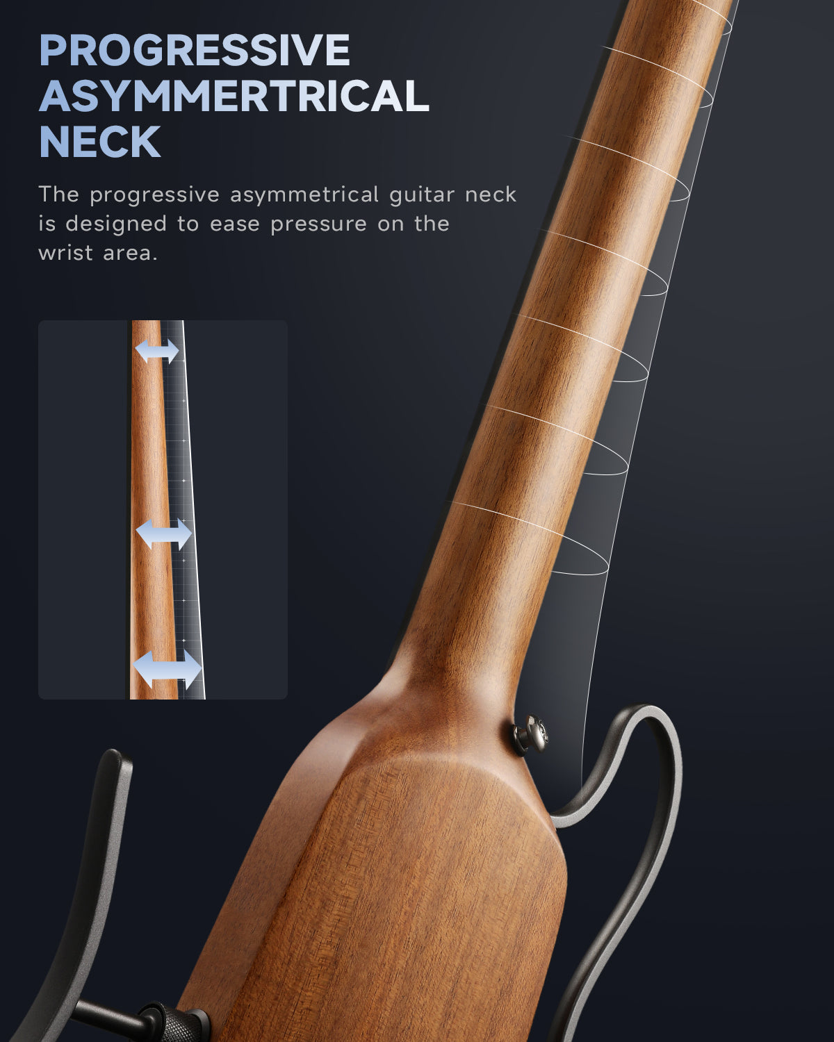 HUSH-X Porable Electric Guitar Kit for Travel Donner