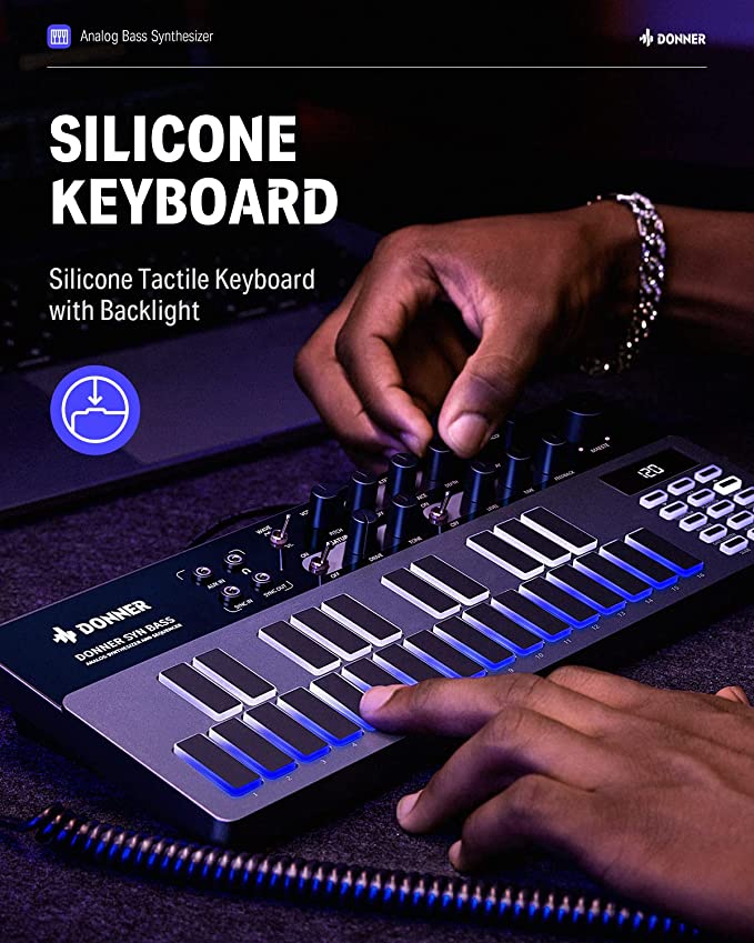 Essential B1 Analog Bass Synthesizer & Sequencer Donner