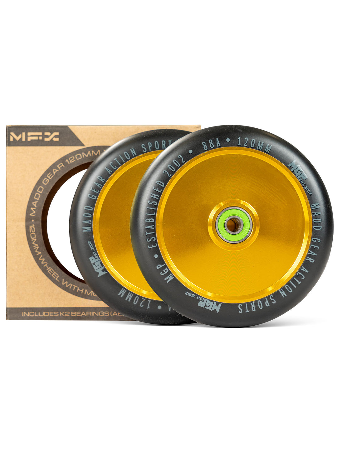 MFX 120MM Aluminum Hollow Core Scooter Wheels Pair – Madd Gear
