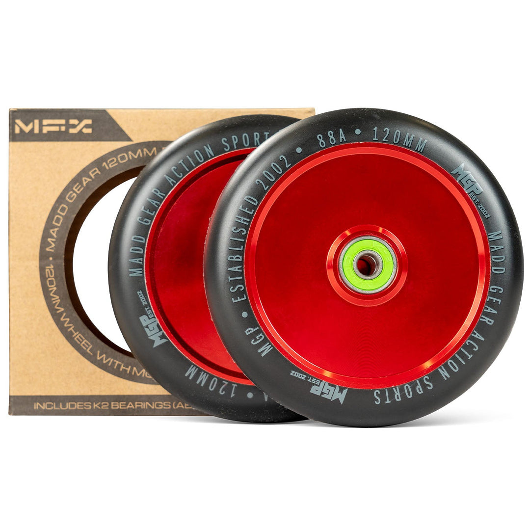 MFX 120MM Aluminum Hollow Core Scooter Wheels Pair – Madd Gear