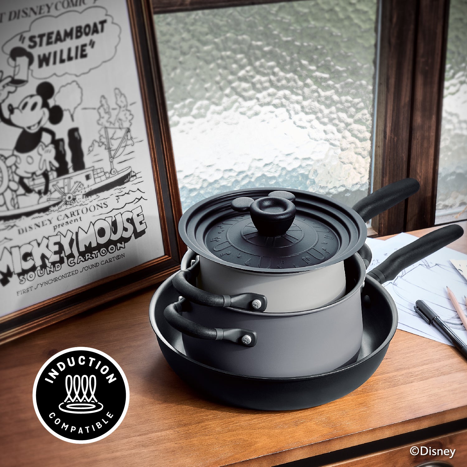 Meyer Cookware - Disney1OO Limited Edition 4 Piece Essential Set