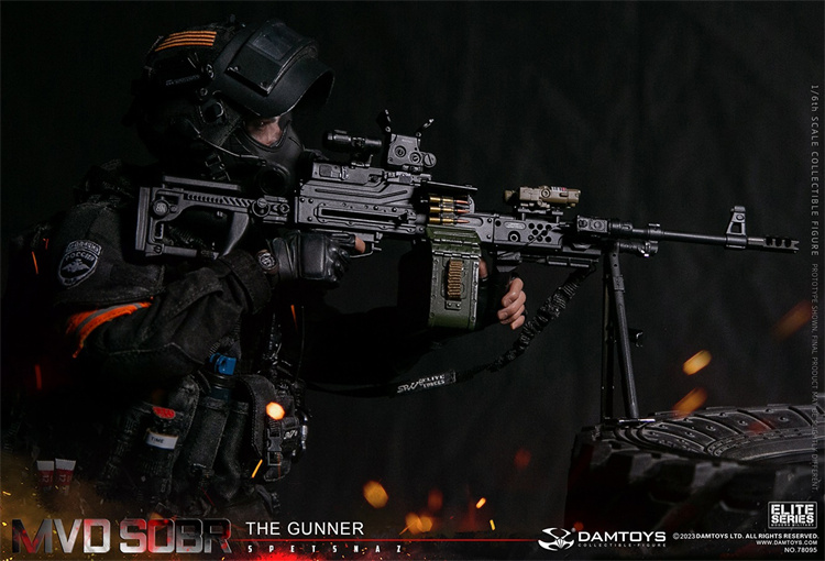 US$ 30.00 - (Pre-order)DAMTOYS 1/6 RUSSIAN SPETSNAZ MVD SOBR PKM