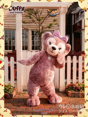 8月28日から変更! ダッフィーとシェリーメイのグリーティングで買える