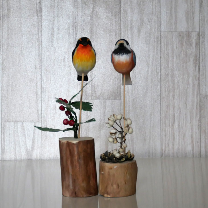 バードカービング第2弾はヤマガラ | てんこもりDays