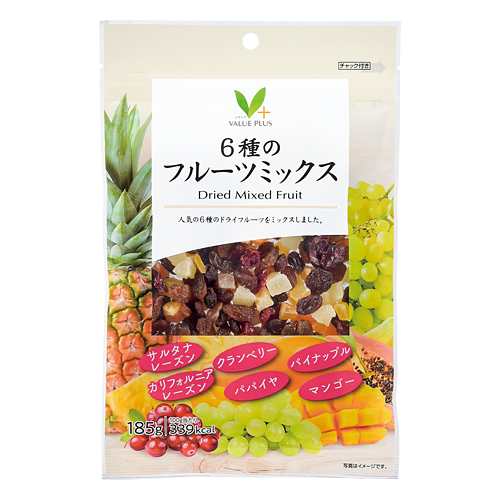 6種のフルーツミックス｜Vマーク：信頼の生活ブランド｜株式会社八社会