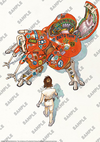 士郎正宗の世界展～「攻殻機動隊」と創造の軌跡～ 】大阪・心斎橋PARCO