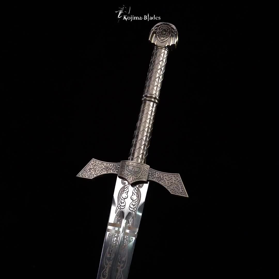 追放された騎士の大剣 実物大レプリカ、エルデンリング武器 - 手鍛造