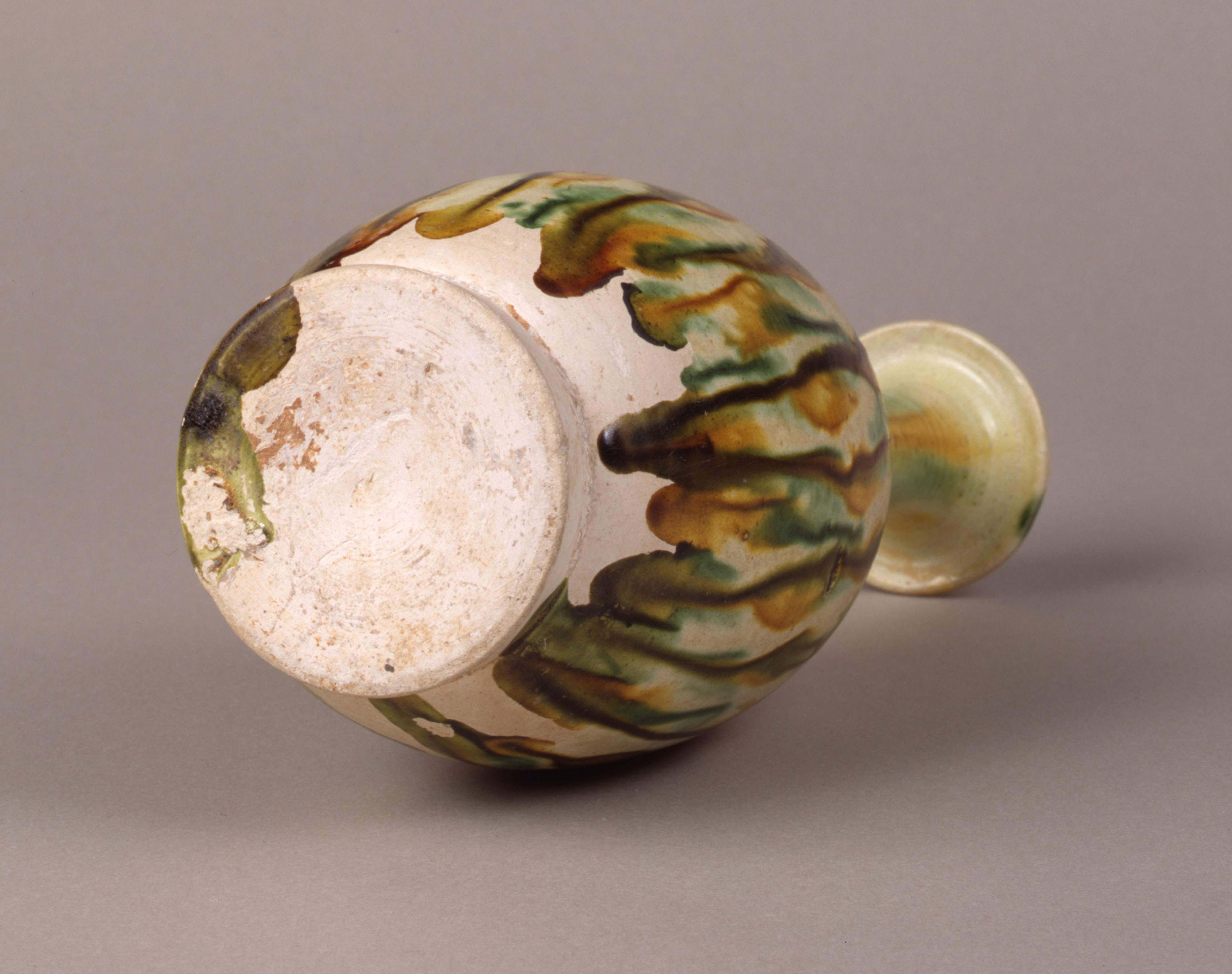 三彩長頸瓶 | やまぐちバーチャルアートミュージアム