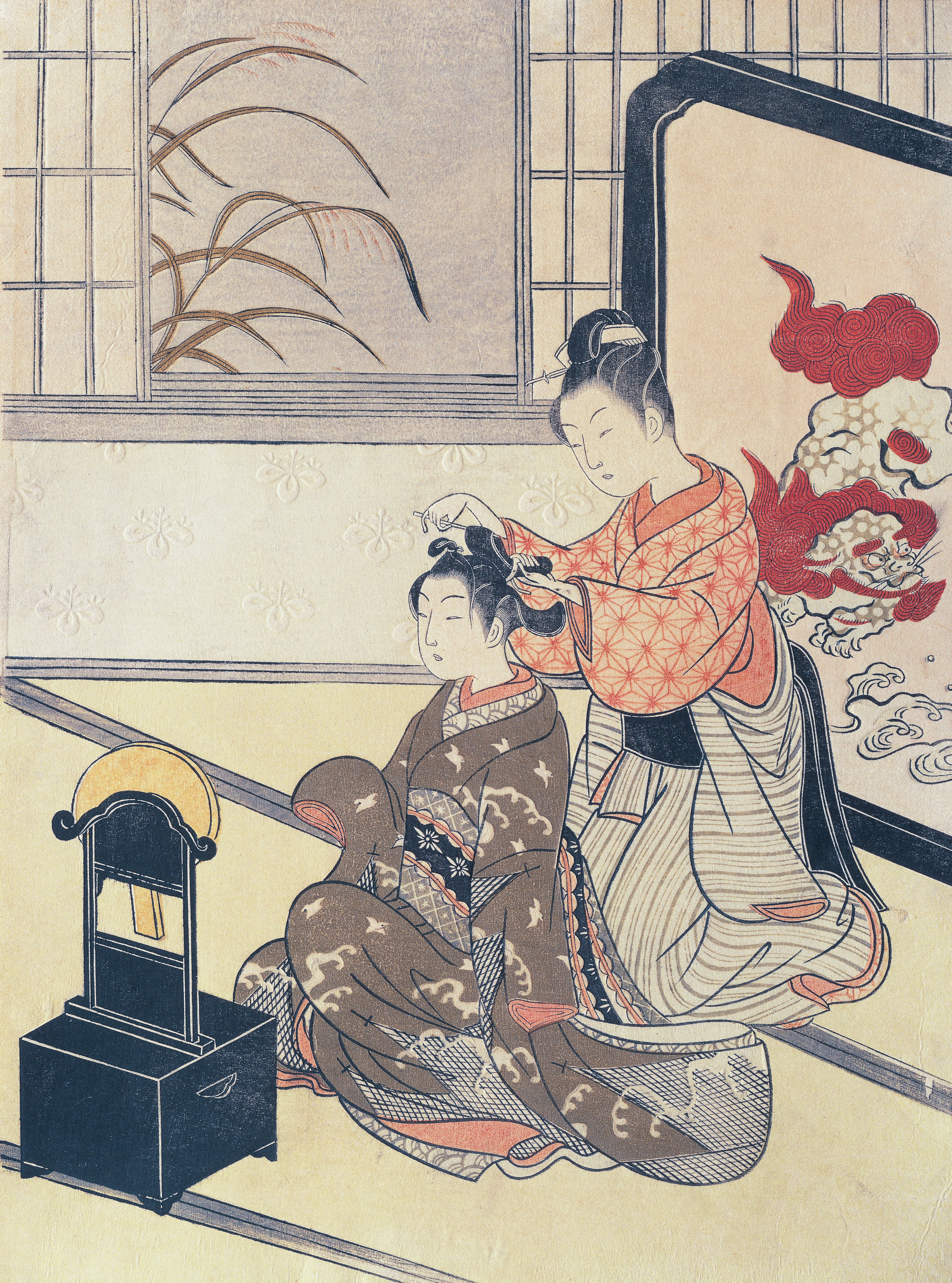 坐鋪八景 鏡台の秋月 | やまぐちバーチャルアートミュージアム