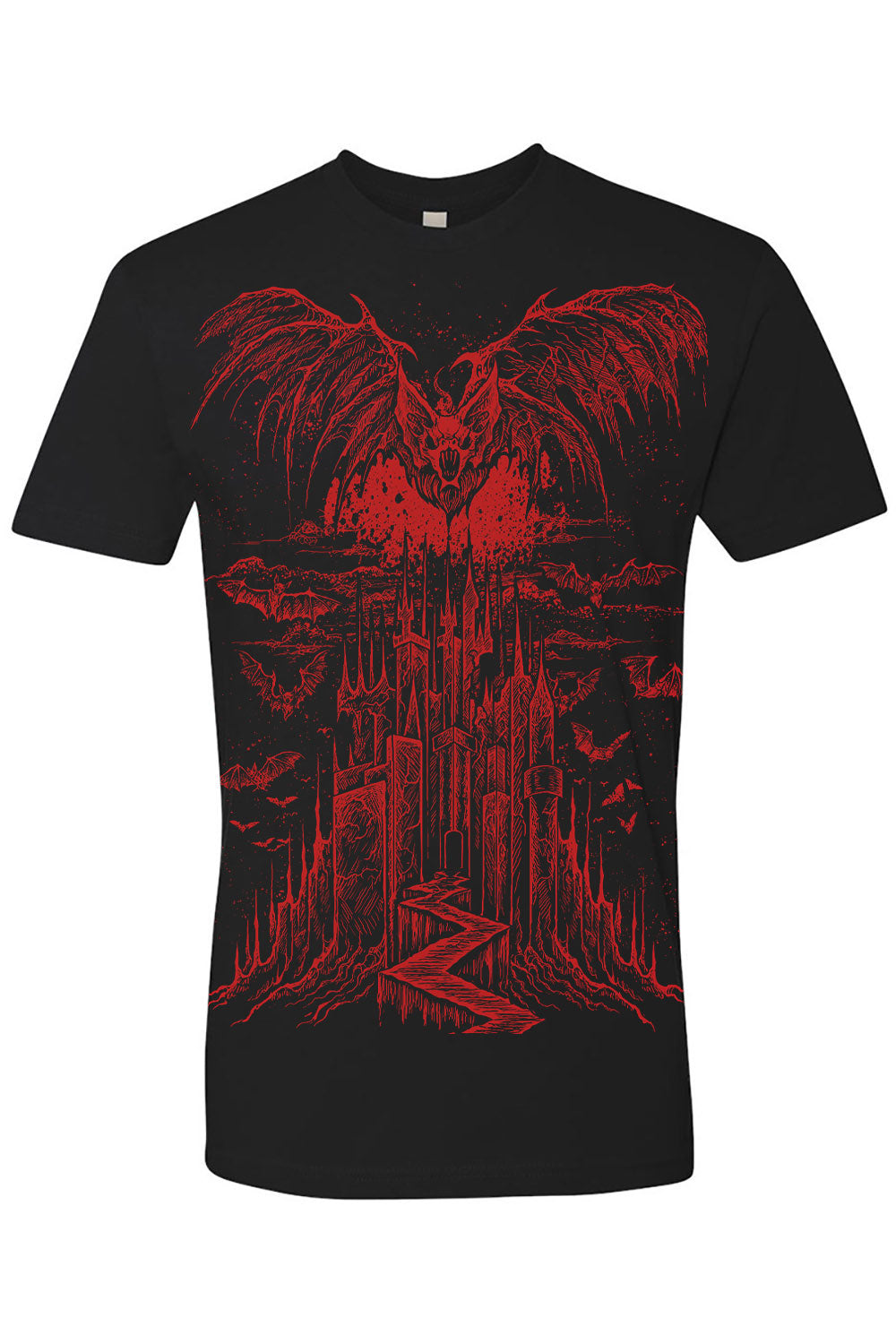 Vampire Castle T-shirt [BLOOD RED] – VampireFreaks