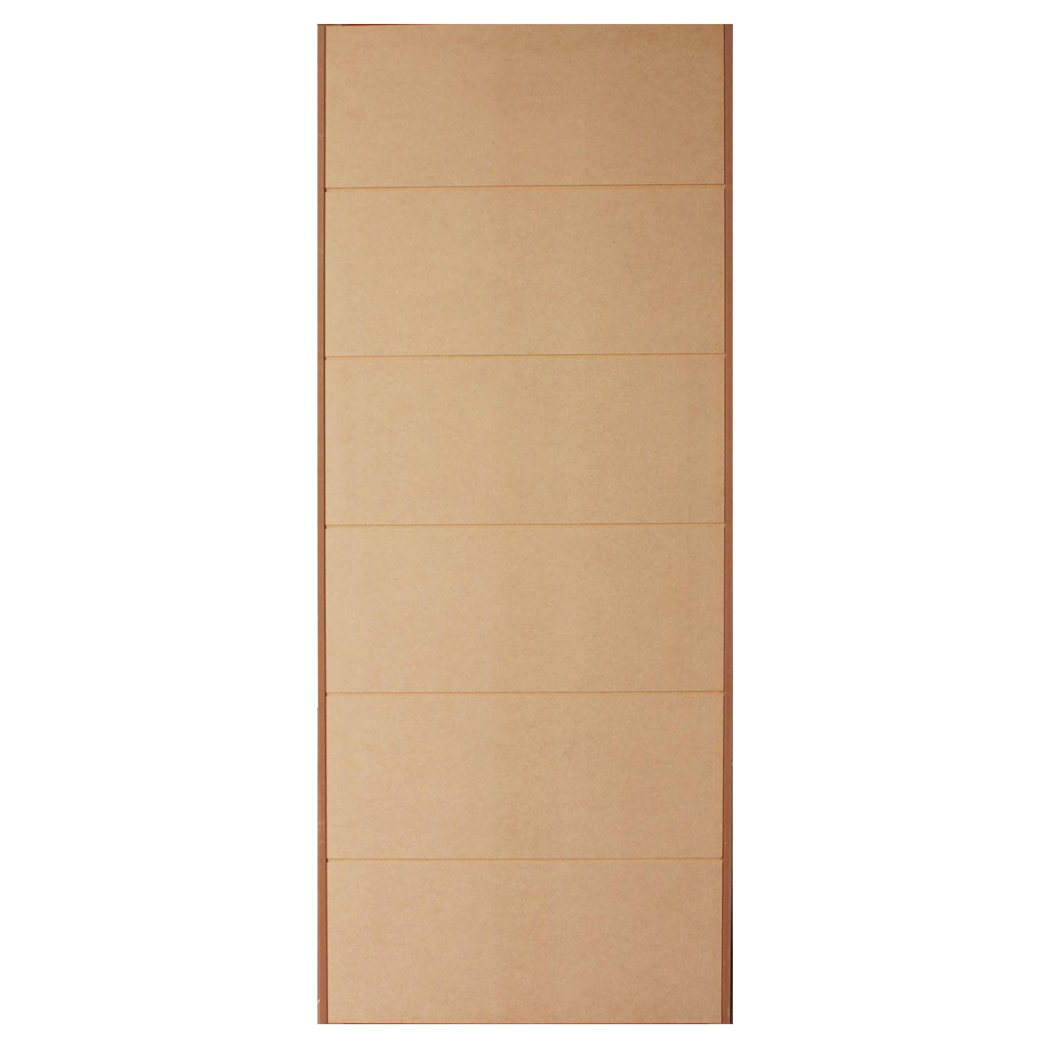 6mm Deep Grooved 6H Interior Door - MDF - 813x2032 - Van Acht