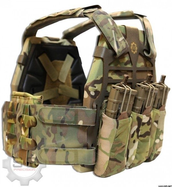 S&S Precision Plate Frame 5.56 Enhanced 3 Mag Pouch w/bungee | AR