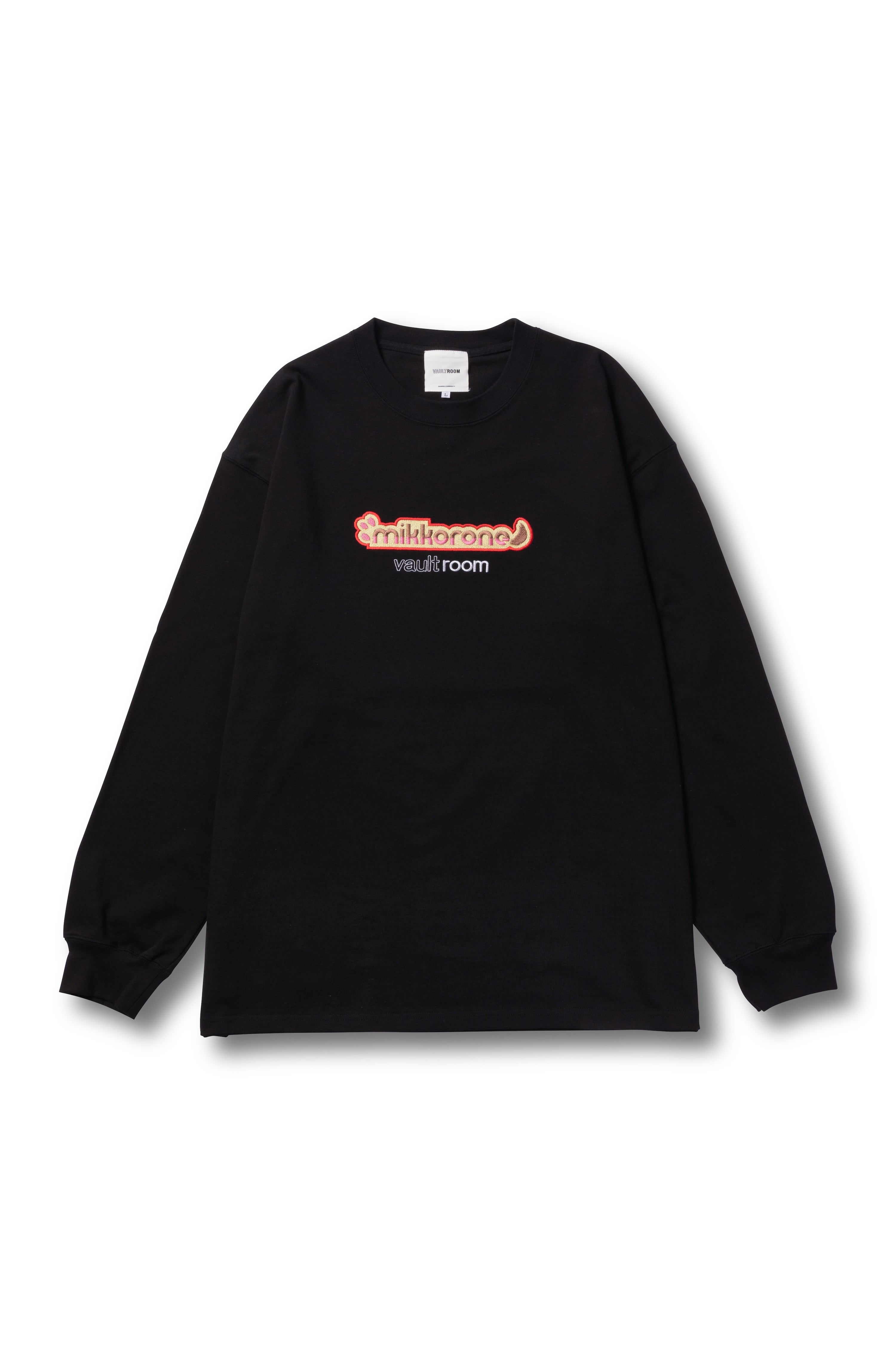 MIKKORONE L/S TEE / BLACK – VAULTROOM