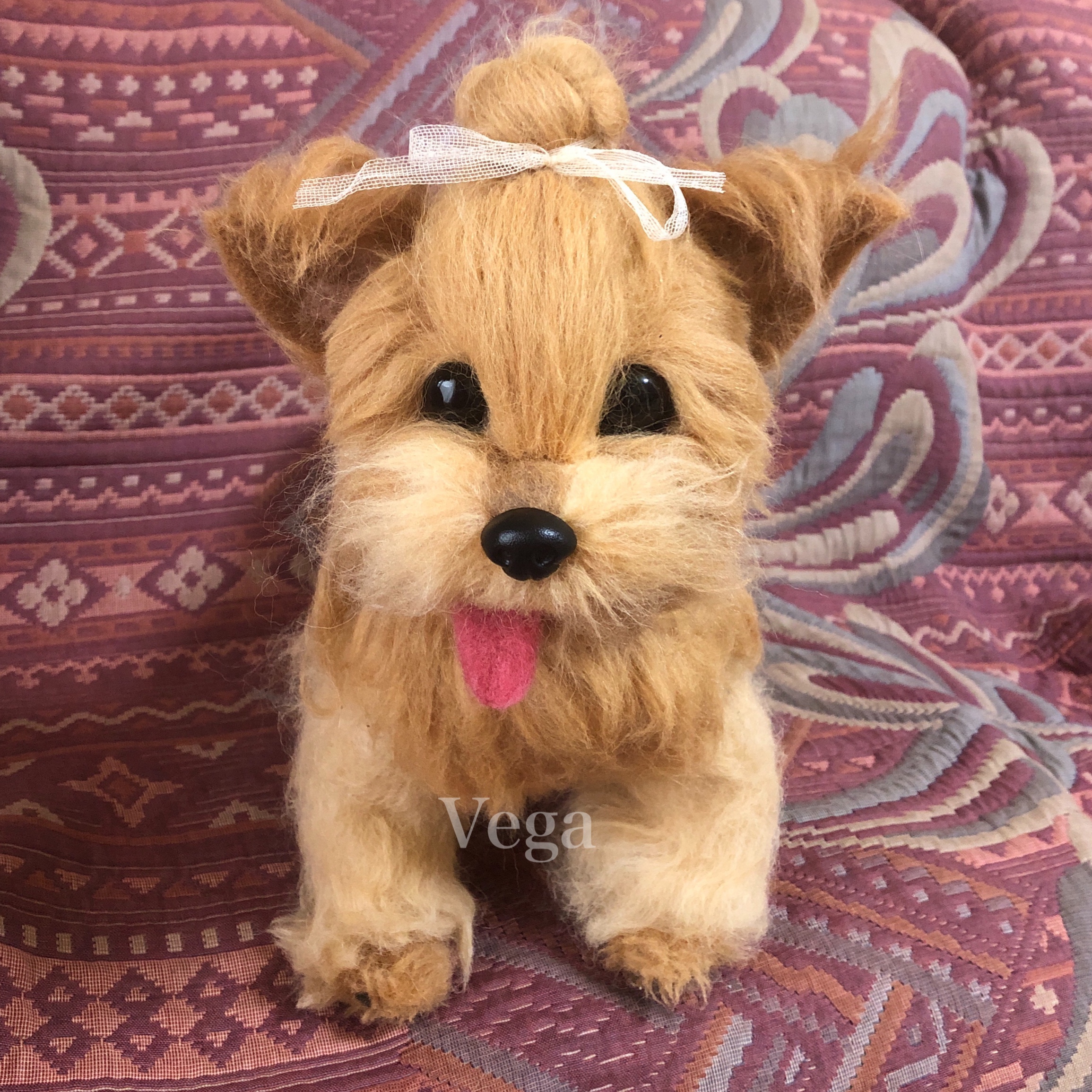 羊毛フェルト N様 チワワ ヨーキー ヨーチワ 犬 ハンドメイド オーダー