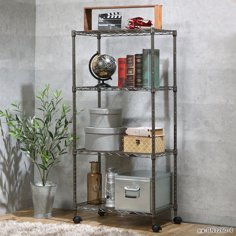 週末限定10%OFF】 [19mm] 幅75 4段 (幅74.5×奥行34.5×高さ124.5cm