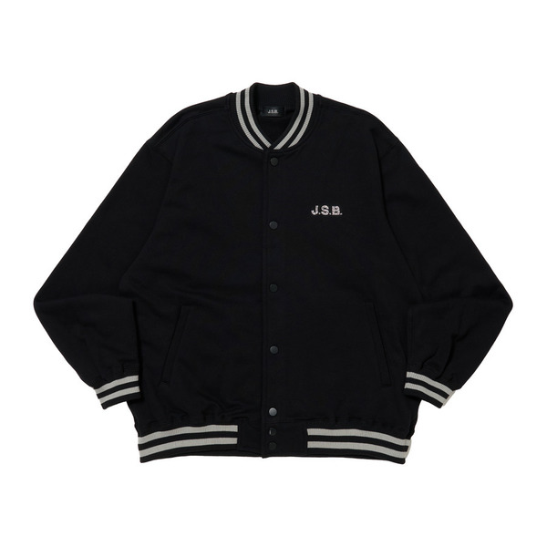 Rhinestone Logo Sweat Varsity Jacket | J.S.B. | VERTICAL GARAGE