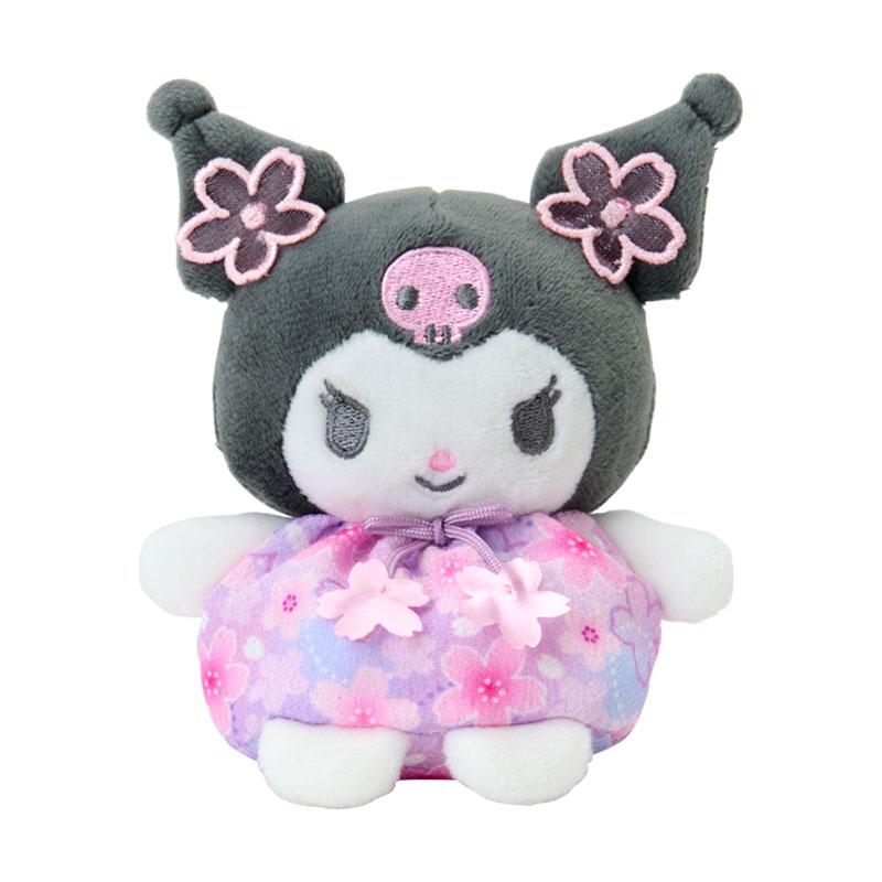 Kuromi 20th Anniversary Plush Keychain Nurse White Sanrio Japan