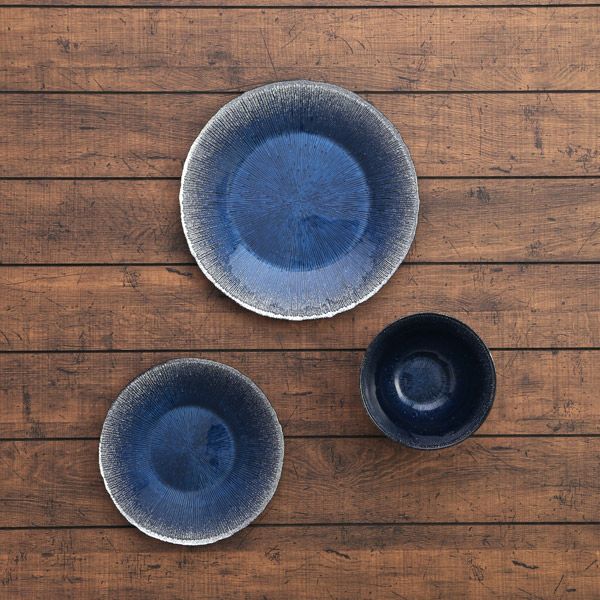 コスモ プレート 21cm リモージュ ブルー | Vetro Felice - 幸せの